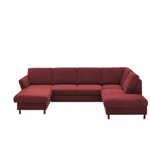 Kollektion Kraft Wohnlandschaft aus Flachgewebe Veit - rot - Materialmix - 305 cm - 90 cm - cm 200,0 | Möbel Kraft