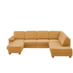 Kollektion Kraft Wohnlandschaft aus Kunstleder Oliver - gelb - Materialmix - 300 cm - 85 cm - cm 202,0 | Möbel Kraft