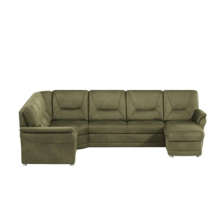 Kollektion Kraft Wohnlandschaft aus Mikrofaser Edda - grün - Materialmix - 309 cm - 96 cm - cm 227,0 | Möbel Kraft