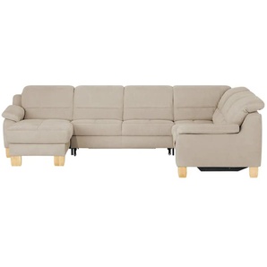 Kollektion Kraft Wohnlandschaft aus Mikrofaser Hanna - braun - Materialmix - 322 cm - 84 cm - cm 264,0 | Möbel Kraft