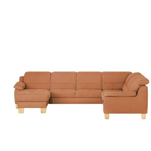 Kollektion Kraft Wohnlandschaft aus Mikrofaser Hanna - orange - Materialmix - 322 cm - 84 cm - cm 264,0 | Möbel Kraft