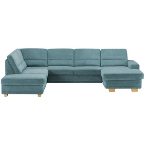 Kollektion Kraft Wohnlandschaft aus Mikrofaser Marc - blau - Materialmix - 311 cm - 85 cm - cm 234,0 | Möbel Kraft