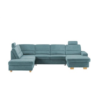 Kollektion Kraft Wohnlandschaft aus Mikrofaser Marc - blau - Materialmix - 311 cm - 85 cm - cm 234,0 | Möbel Kraft