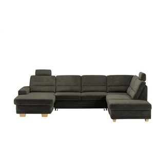 Kollektion Kraft Wohnlandschaft aus Mikrofaser Marc - braun - Materialmix - 311 cm - 85 cm - cm 234,0 | Möbel Kraft