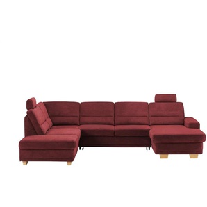 Kollektion Kraft Wohnlandschaft aus Mikrofaser Marc - rot - Materialmix - 311 cm - 85 cm - cm 234,0 | Möbel Kraft