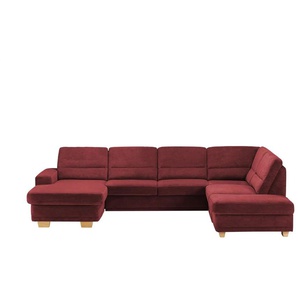 Kollektion Kraft Wohnlandschaft aus Mikrofaser Marc - rot - Materialmix - 311 cm - 85 cm - cm 234,0 | Möbel Kraft