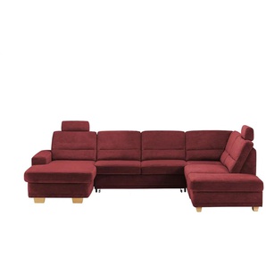 Kollektion Kraft Wohnlandschaft aus Mikrofaser Marc - rot - Materialmix - 311 cm - 85 cm - cm 234,0 | Möbel Kraft