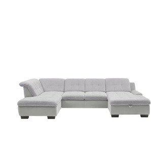 Kollektion Kraft Wohnlandschaft Davinci - grau - Materialmix - 346 cm - 85 cm - cm 195,0 | Möbel Kraft