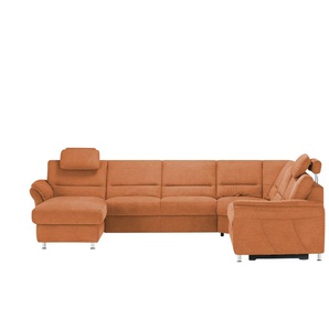 Kollektion Kraft Wohnlandschaft Donald - orange - Materialmix - 330 cm - 89 cm - cm 262,0 | Möbel Kraft