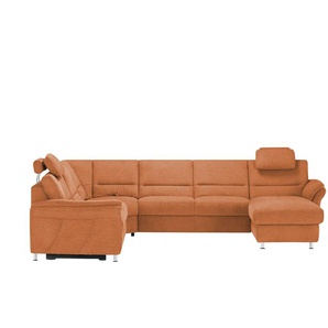 Kollektion Kraft Wohnlandschaft Donald - orange - Materialmix - 335 cm - 89 cm - cm 262,0 | Möbel Kraft