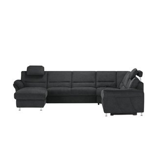 Kollektion Kraft Wohnlandschaft Donald - schwarz - Materialmix - 335 cm - 89 cm - cm 262,0 | Möbel Kraft
