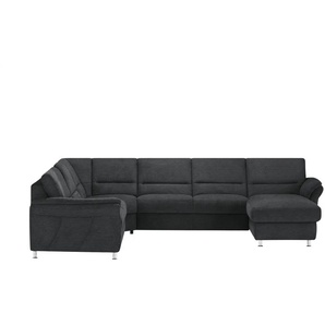 Kollektion Kraft Wohnlandschaft Donald - schwarz - Materialmix - 335 cm - 89 cm - cm 262,0 | Möbel Kraft