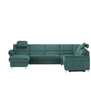 Kollektion Kraft Wohnlandschaft Donald - türkis/petrol - Materialmix - 335 cm - 89 cm - cm 262,0 | Möbel Kraft