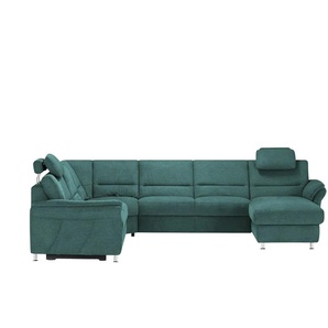 Kollektion Kraft Wohnlandschaft Donald - türkis/petrol - Materialmix - 335 cm - 89 cm - cm 262,0 | Möbel Kraft