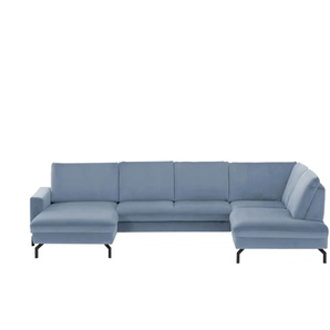 Kollektion Kraft Wohnlandschaft Grace - blau - Materialmix - 332 cm - 89 cm - cm 220,0 | Möbel Kraft