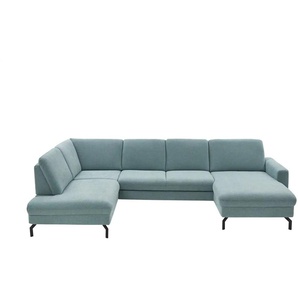 Kollektion Kraft Wohnlandschaft Grace - blau - Materialmix - 337 cm - 89 cm - cm 220,0 | Möbel Kraft
