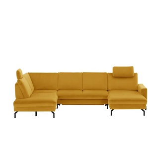 Kollektion Kraft Wohnlandschaft Grace - gelb - Materialmix - 332 cm - 89 cm - cm 220,0 | Möbel Kraft
