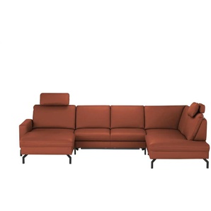 Kollektion Kraft Wohnlandschaft Grace - rot - Materialmix - 332 cm - cm 220,0 | Möbel Kraft