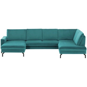 Kollektion Kraft Wohnlandschaft Grace - türkis/petrol - Materialmix - 332 cm - 89 cm - cm 220,0 | Möbel Kraft