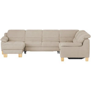 Kollektion Kraft Wohnlandschaft  Hanna - braun - Materialmix - 322 - 84 cm - 264 | Möbel Kraft