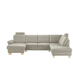 Kollektion Kraft Wohnlandschaft Kunstleder Samu - grau - Materialmix - 316 cm - 90 cm - cm 235,0 | Möbel Kraft