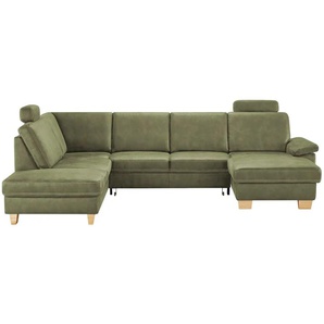Kollektion Kraft Wohnlandschaft Kunstleder Samu - grün - Materialmix - 316 cm - 90 cm - cm 235,0 | Möbel Kraft