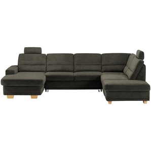 Kollektion Kraft Wohnlandschaft  Marc - braun - Materialmix - 311 - 85 cm - 234 | Möbel Kraft