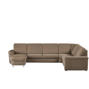 Kollektion Kraft Wohnlandschaft Mikrofaser Rita - braun - Materialmix - 330 cm - 91 cm - cm 240,0 | Möbel Kraft