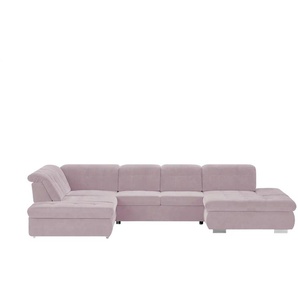 Kollektion Kraft Wohnlandschaft mit verschiedenen Funktionen Spencer - lila/violett - Materialmix - 382 cm - 102 cm - cm 260,0 | Möbel Kraft