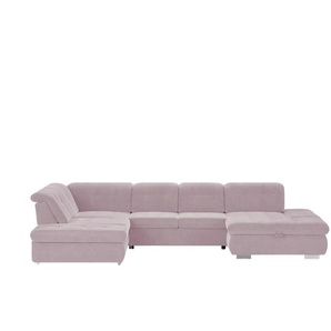 Kollektion Kraft Wohnlandschaft mit verschiedenen Funktionen Spencer - lila/violett - Materialmix - 382 cm - 102 cm - cm 260,0 | Möbel Kraft