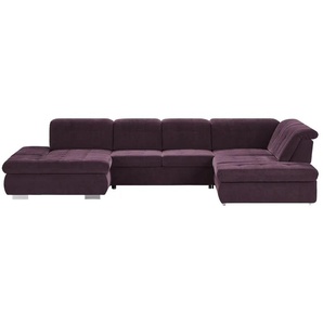 Kollektion Kraft Wohnlandschaft mit verschiedenen Funktionen Spencer - lila/violett - Materialmix - 382 cm - 102 cm - cm 260,0 | Möbel Kraft