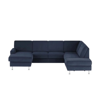 Kollektion Kraft Wohnlandschaft Mit verschiedenen Funktionen verfügbar Jana - blau - Materialmix - 309 cm - 87 cm - cm 235,0 | Möbel Kraft