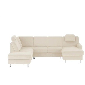 Kollektion Kraft Wohnlandschaft Mit verschiedenen Funktionen verfügbar Jana - creme - Materialmix - 309 cm - 87 cm - cm 235,0 | Möbel Kraft