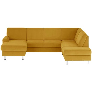 Kollektion Kraft Wohnlandschaft Mit verschiedenen Funktionen verfügbar Jana - gelb - Materialmix - 309 cm - 87 cm - cm 235,0 | Möbel Kraft