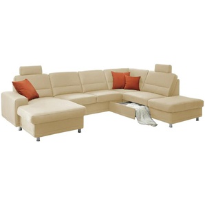 Kollektion Kraft Wohnlandschaft Steel Marc - creme - Materialmix - 311 cm - 85 cm - cm 234,0 | Möbel Kraft