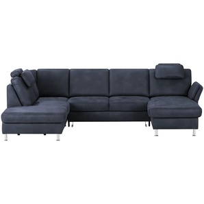 Kollektion Kraft Wohnlandschaft Veit - blau - Materialmix - 305 cm - 90 cm - cm 200,0 | Möbel Kraft