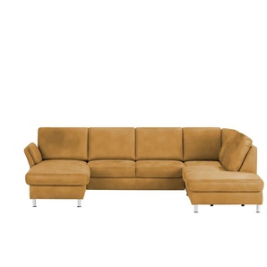 Kollektion Kraft Wohnlandschaft Veit - gelb - Materialmix - 305 cm - 90 cm - cm 200,0 | Möbel Kraft