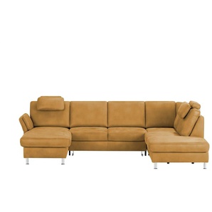 Kollektion Kraft Wohnlandschaft Veit - gelb - Materialmix - 305 cm - 90 cm - cm 200,0 | Möbel Kraft