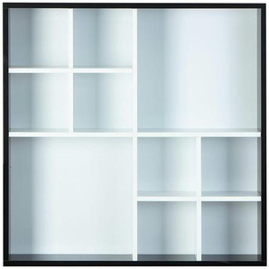 Kollektor   Decem - schwarz - Materialmix - 70 cm - 70 cm - 13 cm | Möbel Kraft