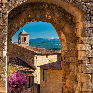 Komar Fototapete France, glatt, Meer, Wald, bedruckt, (Set), ausgezeichnet lichtbeständig