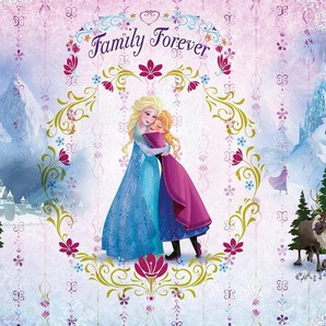 Komar Fototapete Frozen Family Forever, glatt, Motiv, (Packung, 1 St., 400 x 260 cm (Breite x Höhe), Disney, Vlies, Wand