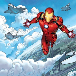 KOMAR Fototapete Iron Man Flight Tapeten BxH: 400x280 cm Gr. B/L: 4 m x 2,8 m, Rollen: 1 St., bunt Fototapeten Comic