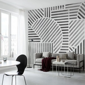 Komar Fototapete Komar Vlies Fototapete - Jeux de Lignes - Größe 300 x 250 cm, glatt, bedruckt, (Packung)