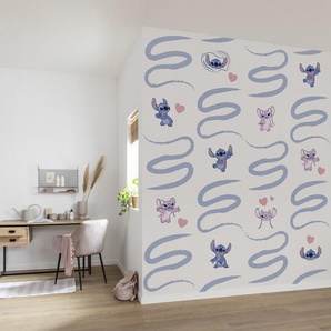 Komar Fototapete Digitaldruck Vlies - Lilo und Stitch Be Kind - Größe 300 x 250 cm, glatt, bedruckt, (Packung, 1 St), Kinderzimmer