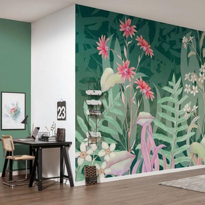 Komar Fototapete Komar Vlies Fototapete - The Flower Duet - Größe 400 x 250 cm, glatt, bedruckt, (Packung)