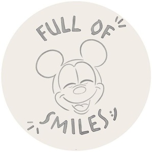 Komar Fototapete Vlies selbstklebend - Mickey Mouse Joke - Größe 125 x 125 cm, glatt, bedruckt, (1 St), Kinderzimmer