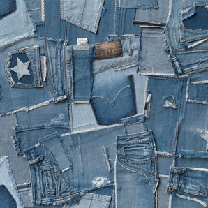 Komar Fototapete Papier Fototapete - Jeans - Größe 368 x 254 cm, glatt, bedruckt, (Packung, 1 St)