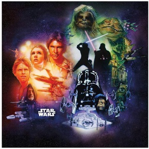 Komar Vliestapete Star Wars Classic Poster Collage, 250x250 cm (Breite x Höhe)