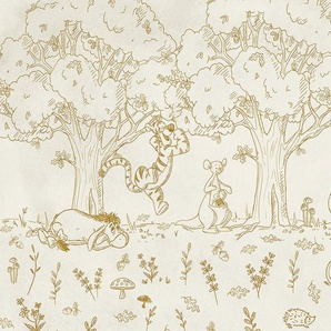 Komar Fototapete Vlies Fototapete - Winnie the Pooh Outdoors - Größe 400 x 250 cm, glatt, bedruckt, (Packung, 1 St)