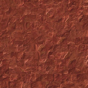 Komar Vliestapete Red Slate Tiles, 400x280 cm (Breite x Höhe)
